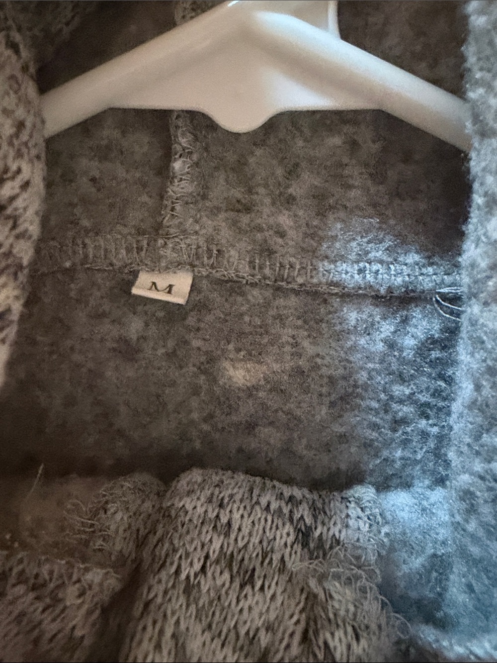 Dog Mom Paw Print Hoodie - Gray with Black Accent - Picture 6 of 6